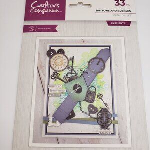 Crafters Campanion Buttons & Buckeles  Metal Dies